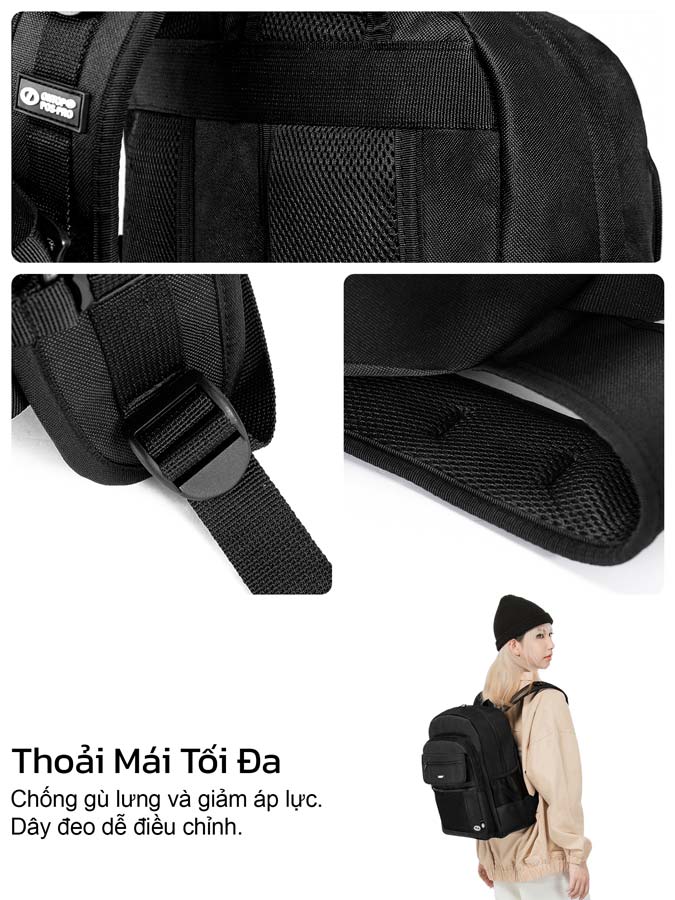 Balo canvas đi học ONTOP