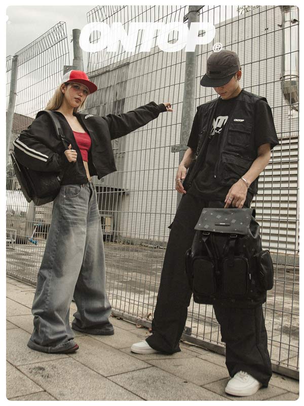 Balo da local brand nắp gập ONTOP