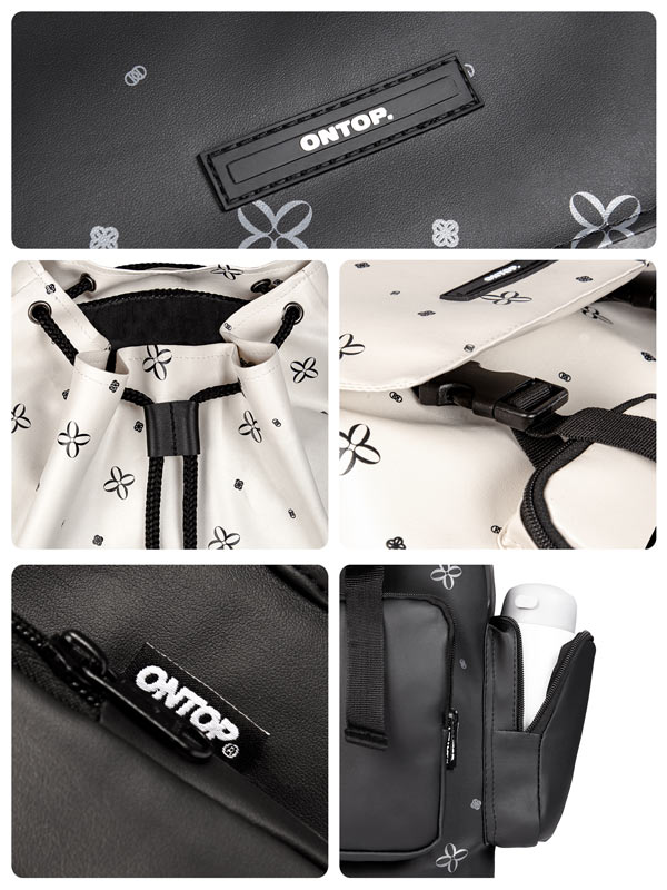 Balo da local brand nắp gập ONTOP
