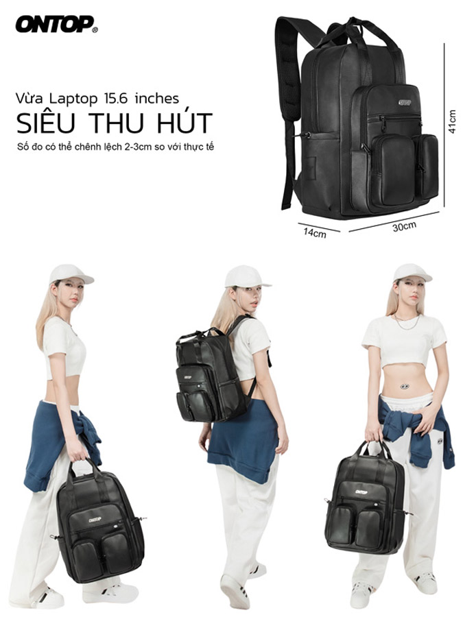 Balo đi học nhiều ngăn ONTOP