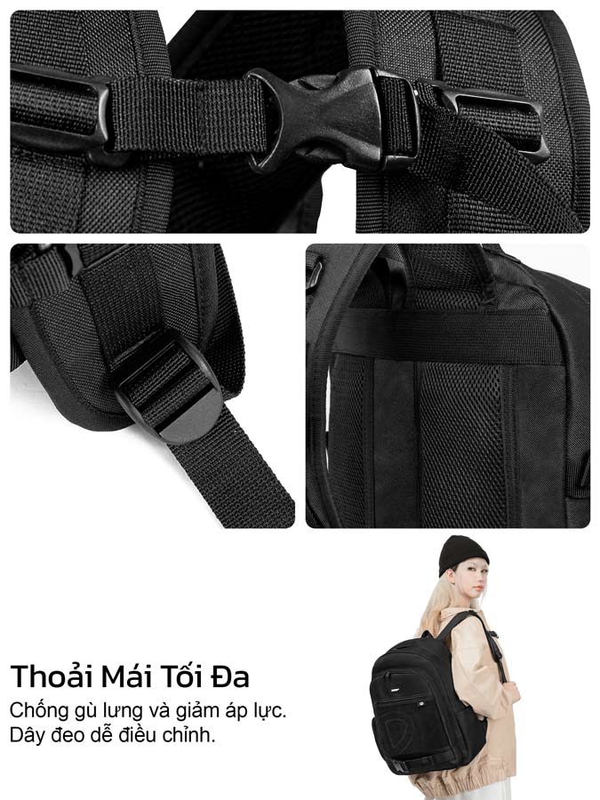 Balo local brand canvas ONTOP