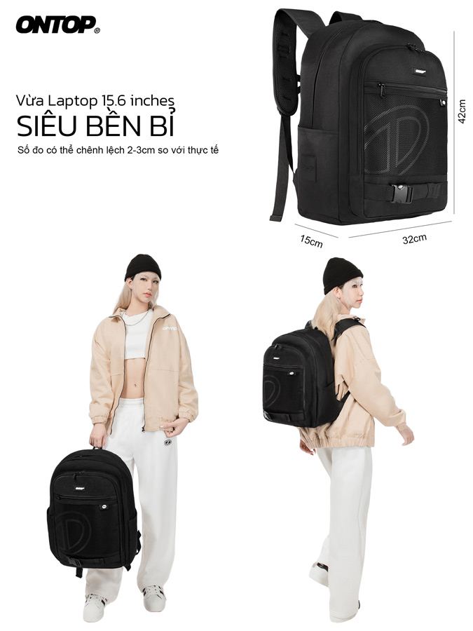 Balo local brand canvas ONTOP
