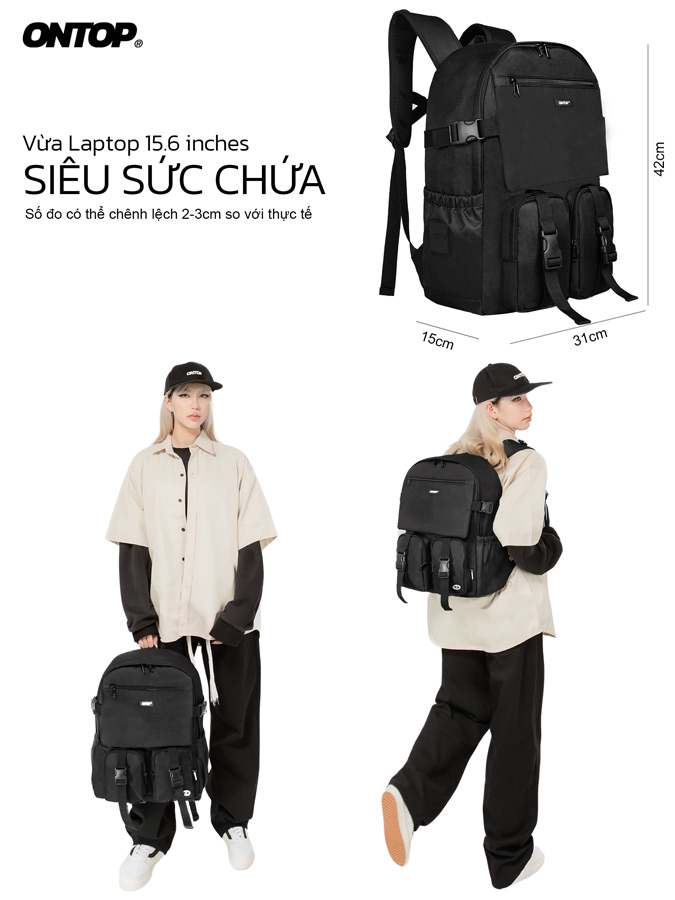 balo nam đi học local brand ONTOP