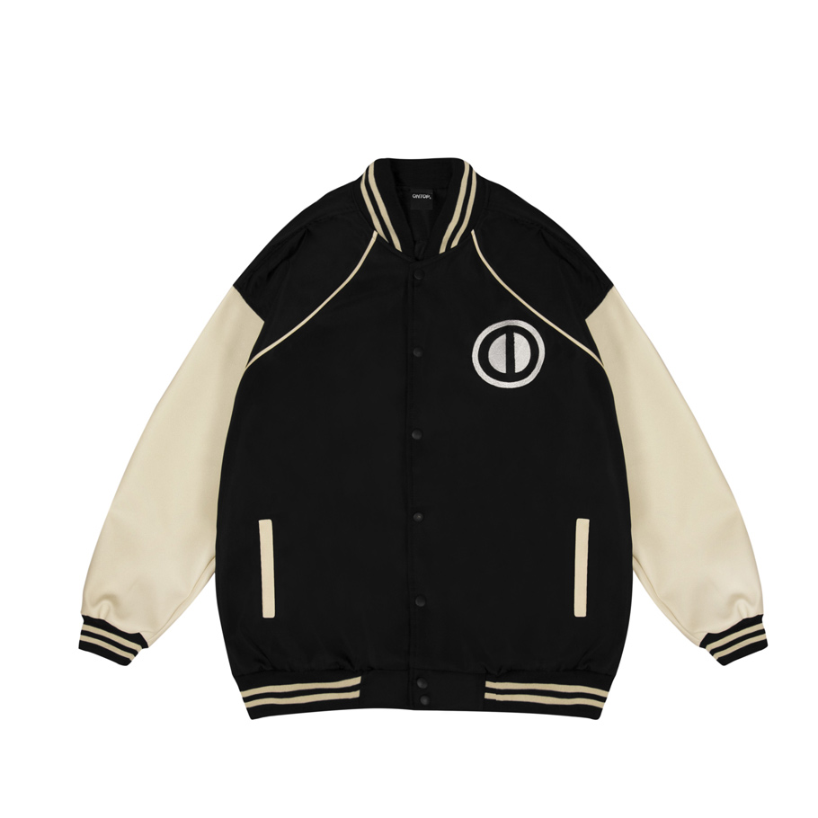 varsity jacket local brand ONTOP immortal varsity đen be