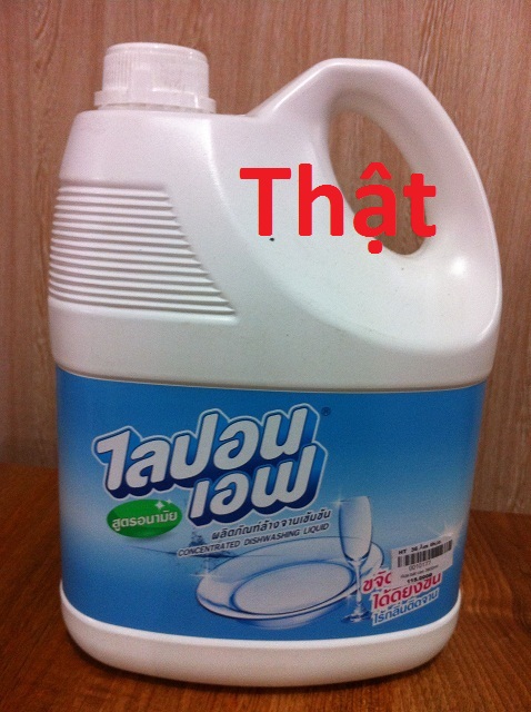 Phân biệt nước rửa bát Thái Lan thật và giả