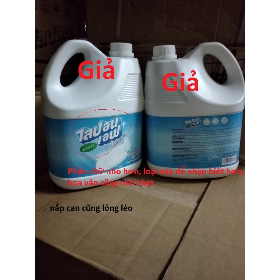 Phân biệt nước rửa bát Thái Lan thật và giả