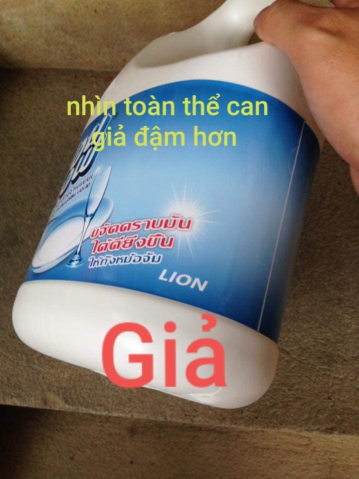 Phân biệt nước rửa bát Thái Lan thật và giả