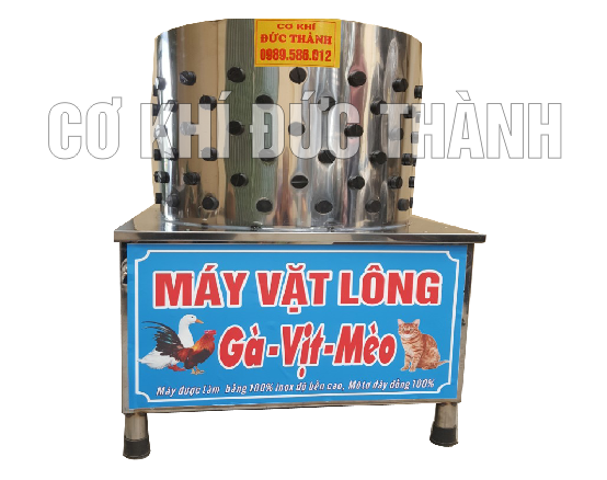 MÁY VẶT LÔNG GÀ  VỊT 100% INOX  phi 50cm -  phi 55cm - phi 60cm