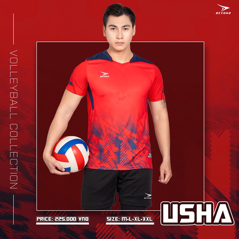 Quần áo bóng chuyền NAM Beyono Usha (có túi)