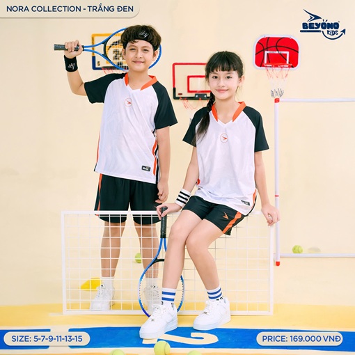 Bộ quần áo thể thao trẻ em TL02 Beyono NORA