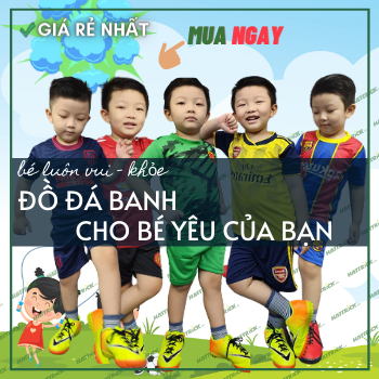 đồ đá banh trẻ em cho bé trai