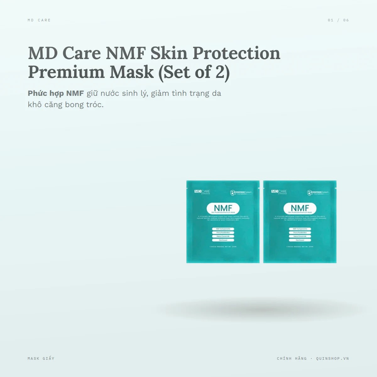 Combo 2 Mặt Nạ MD Care NMF Skin Protection Premium Mask