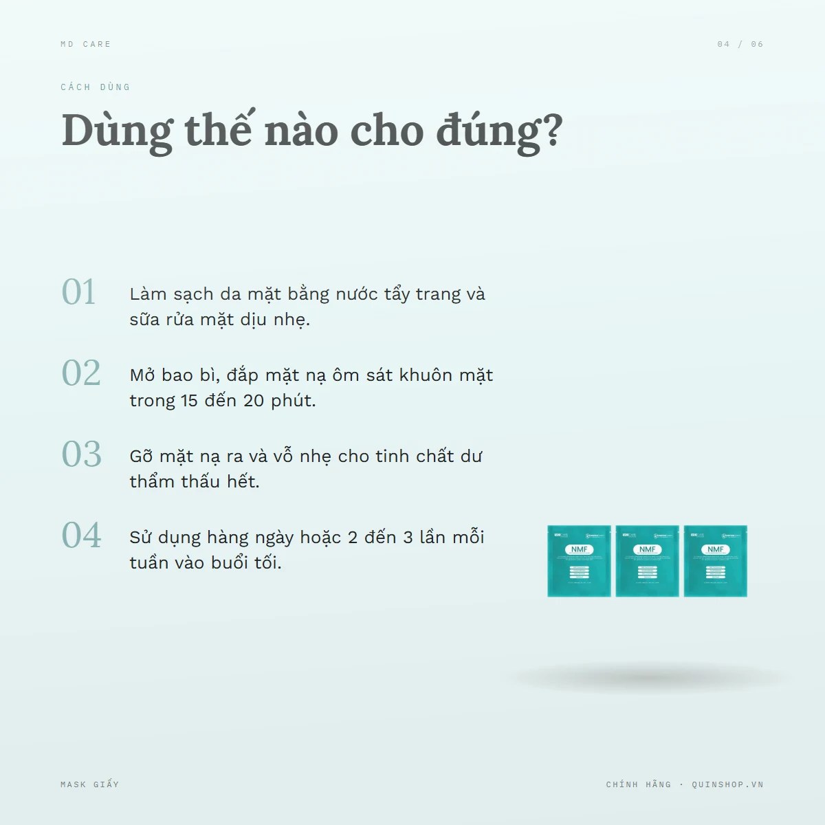 Combo 8 Mặt Nạ MD Care NMF Skin Protection Premium Mask — Ai không nên sử dụng sản phẩm?