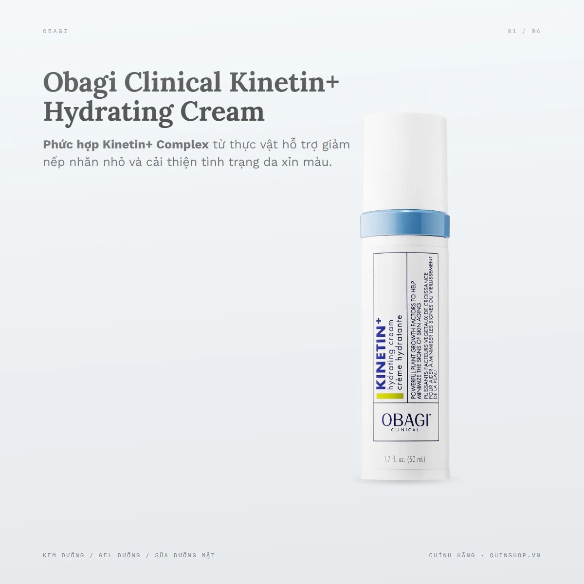 Kem Dưỡng Obagi Clinical Kinetin+ Hydrating Cream