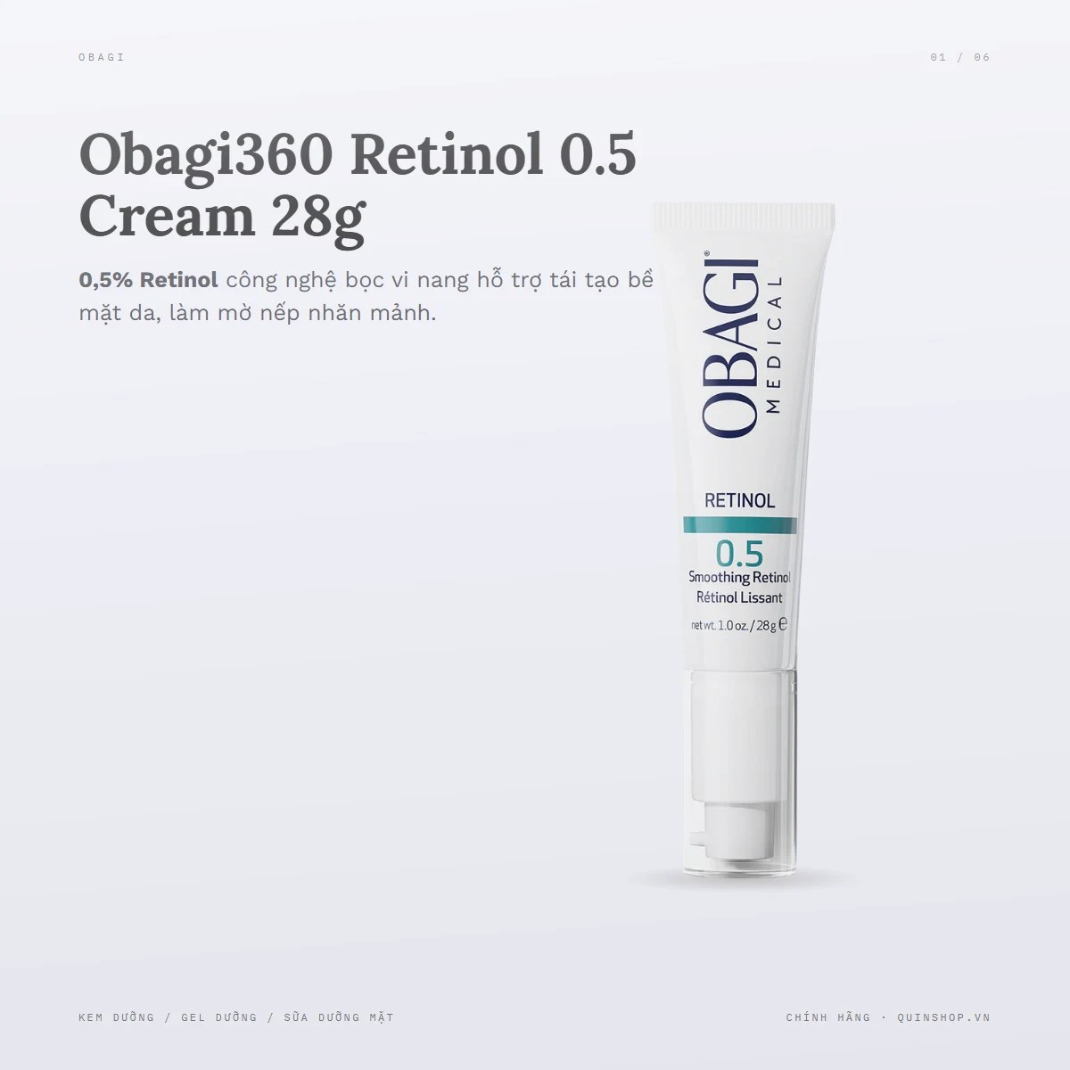 Kem Obagi Medical Retinol 0.5 Cream