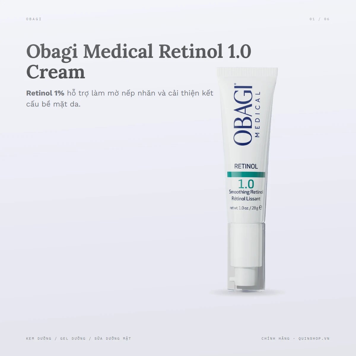 Kem Obagi Medical Retinol 1.0 Cream
