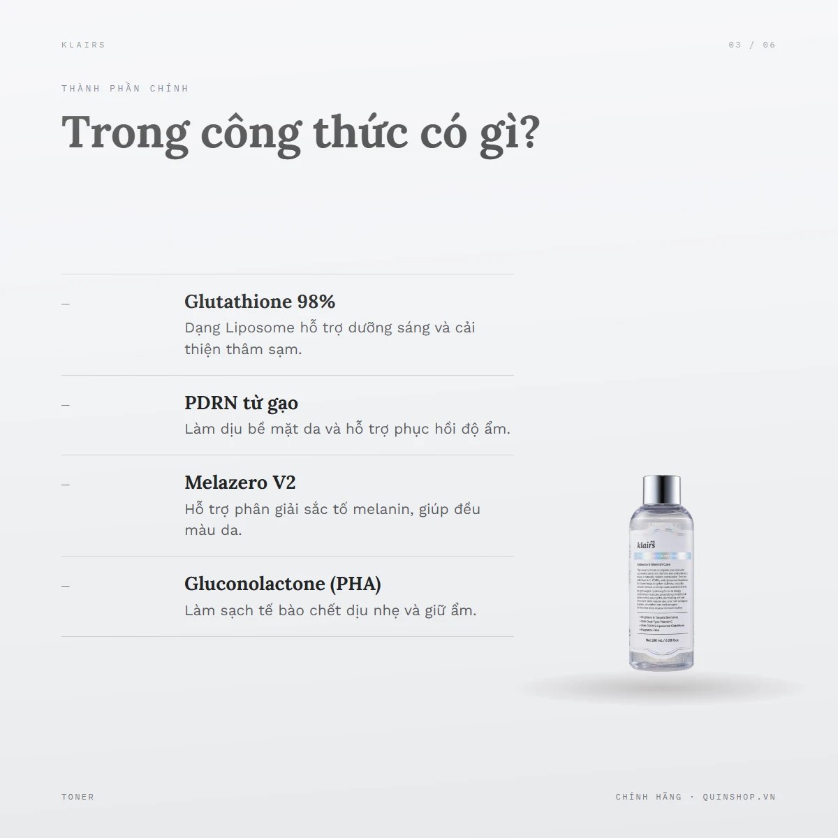 Nước Hoa Hồng Dear, Klairs Freshly Juiced Vitamin Essence Toner — Bảng thành phần có gì đáng chú ý?