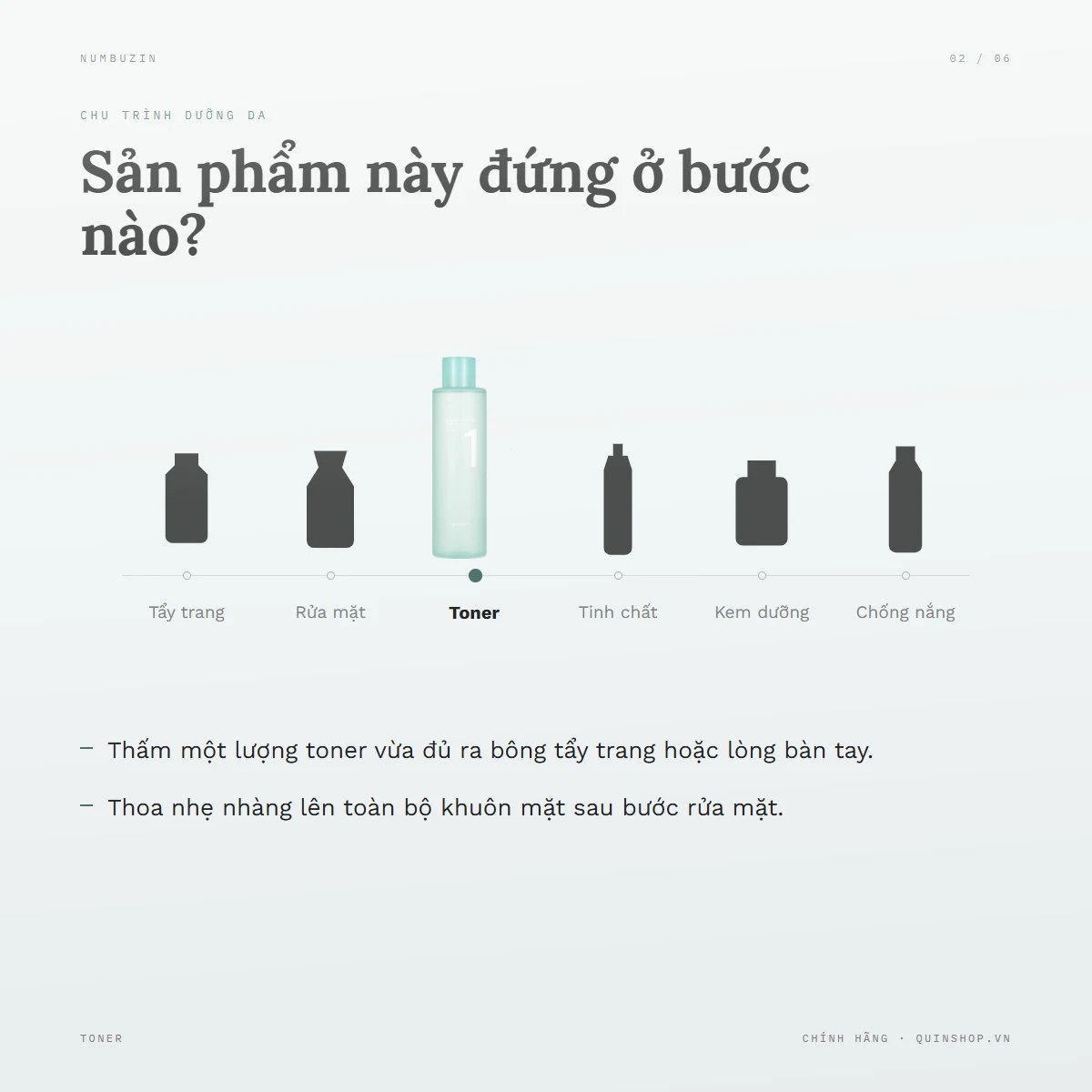 Nước Hoa Hồng Numbuzin No.1 Pure-full Calming Herb Toner — Lưu ý khi bảo quản và kết hợp trong chu trình
