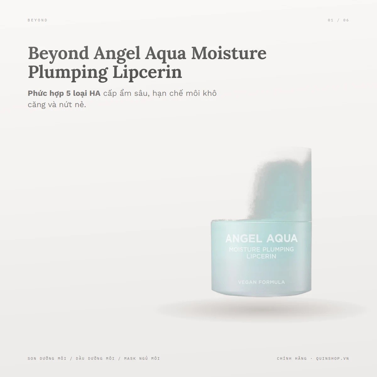 Son Dưỡng Beyond Angel Aqua Moisture Plumping Lipcerin