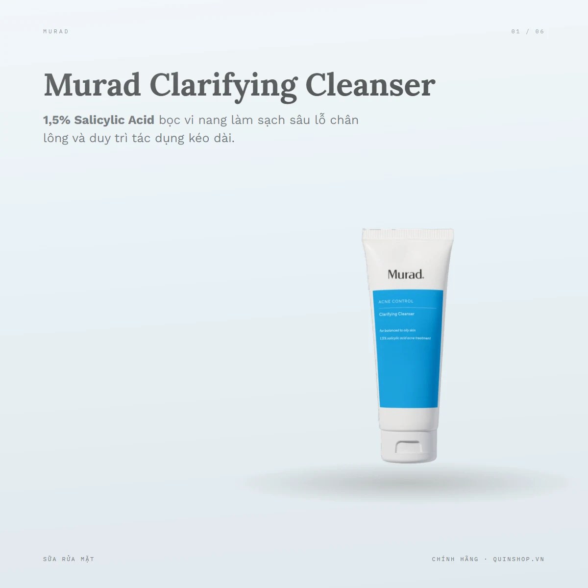 Sữa Rửa Mặt Murad Clarifying Cleanser