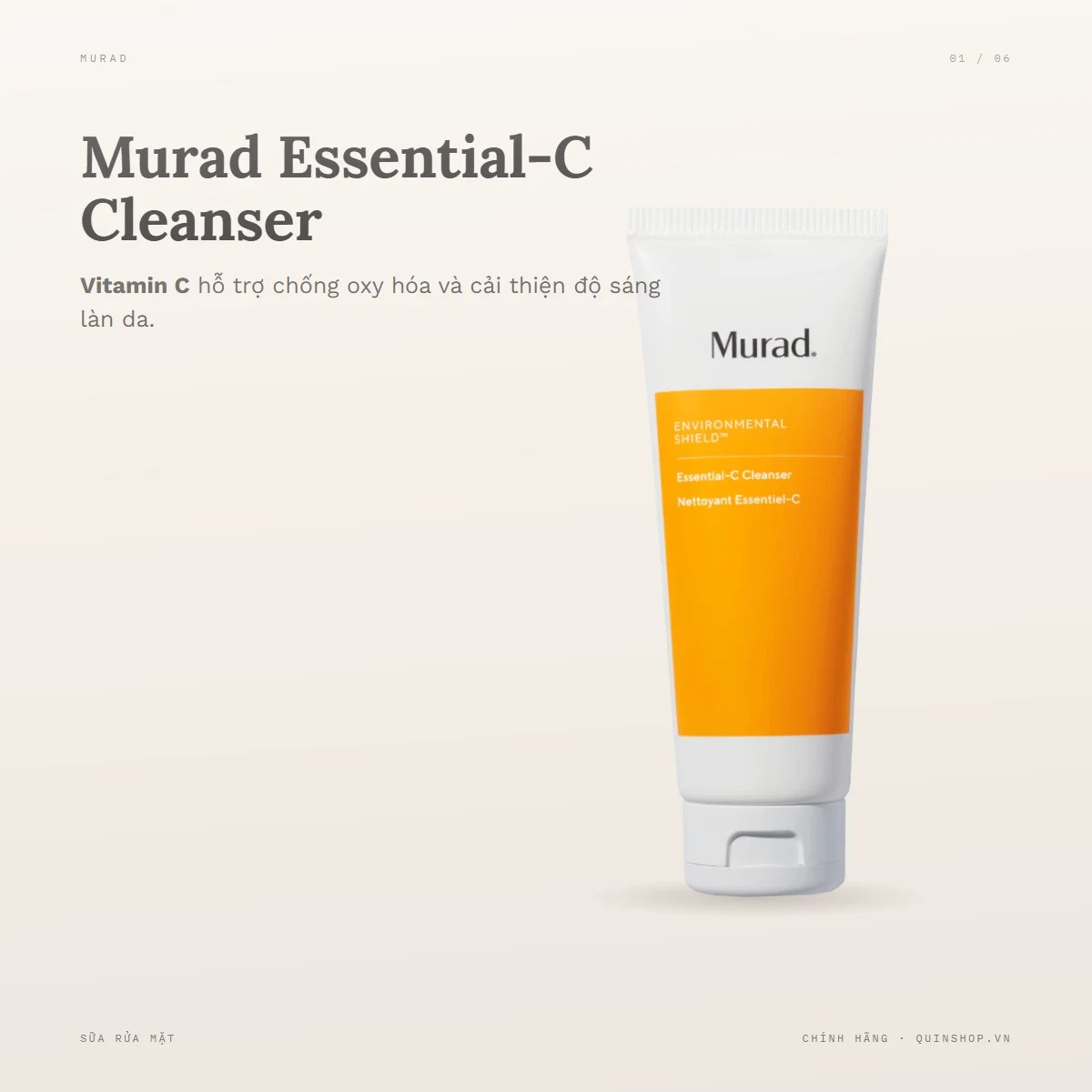 Sữa Rửa Mặt Murad Essential-C Cleanser