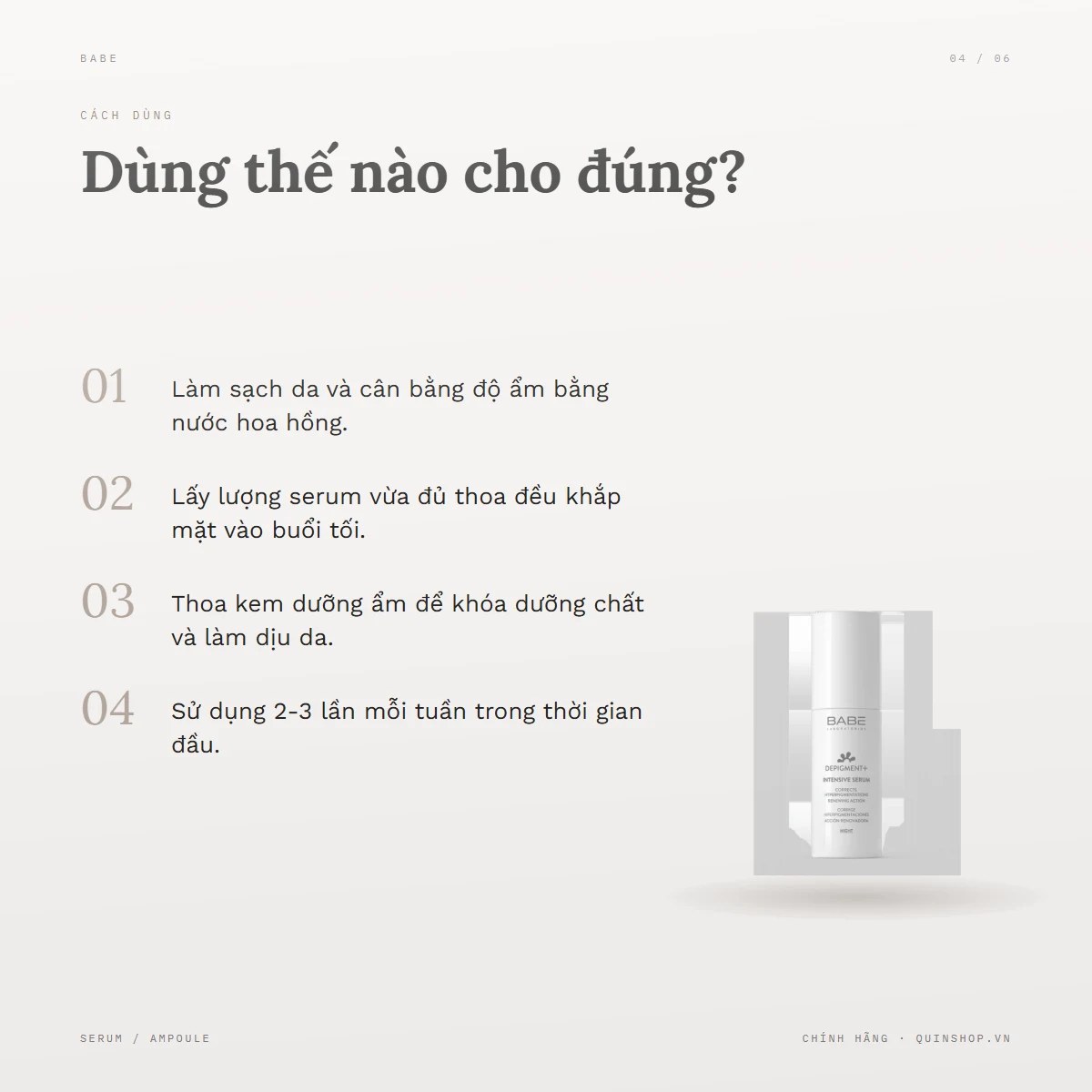 Tinh Chất Dưỡng Sáng Babe Laboratorios Depigment+ Intensive Serum 2 — Ai không nên sử dụng sản phẩm này?