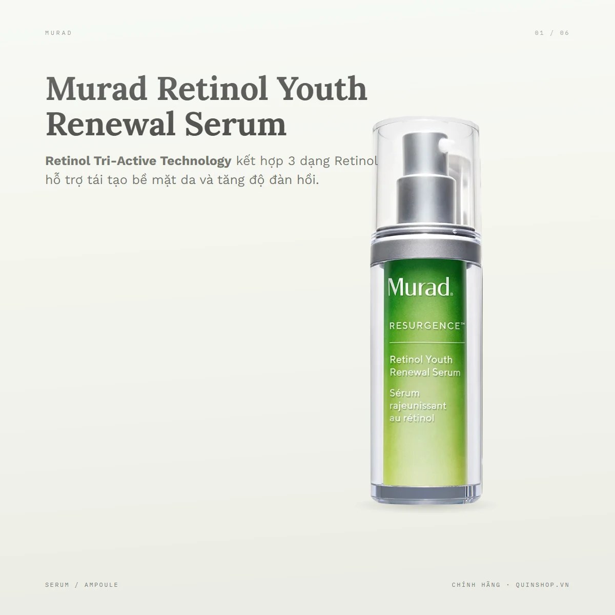 Tinh Chất Murad Retinol Youth Renewal Serum