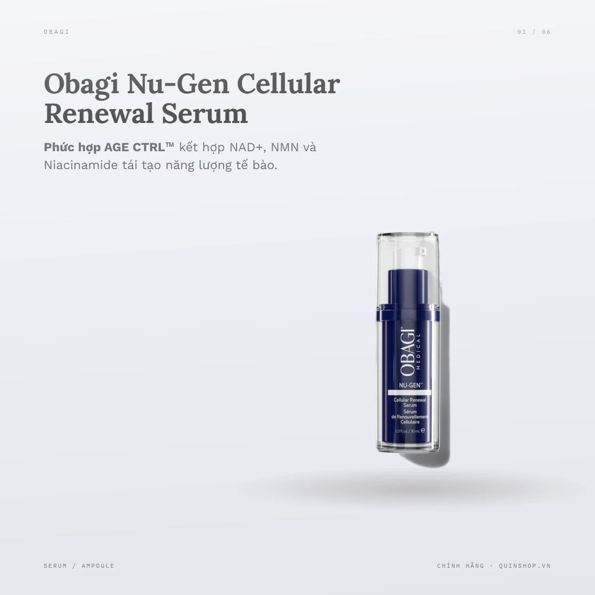 Tinh Chất Obagi Medical Nu-Gen™ Cellular Renewal Serum