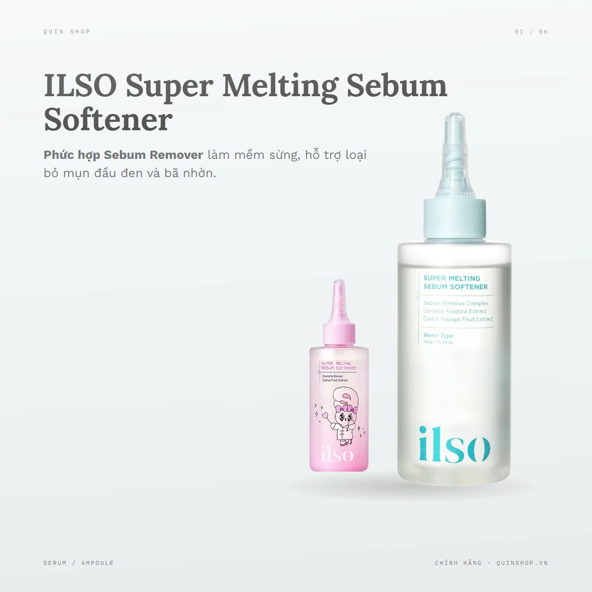 Tinh Chất Ủ Mụn ILSO Super Melting Sebum Softener