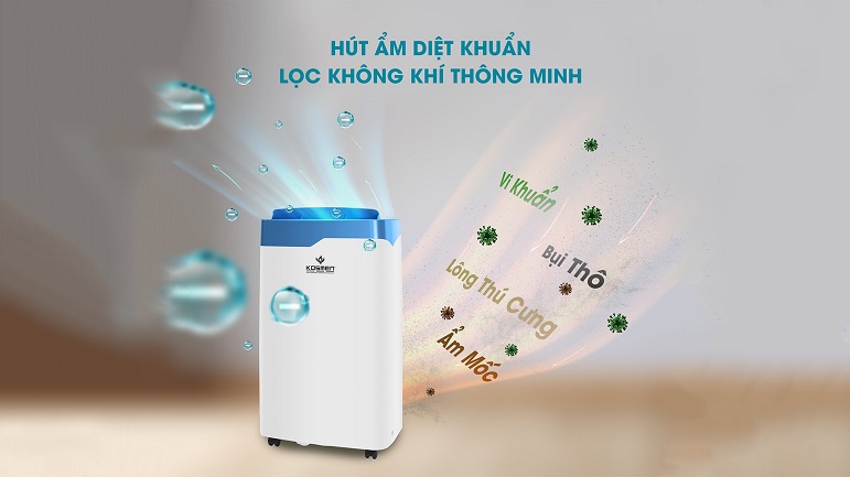 Kosmen KM-20N hút ẩm lọc không khí 2 trong 1