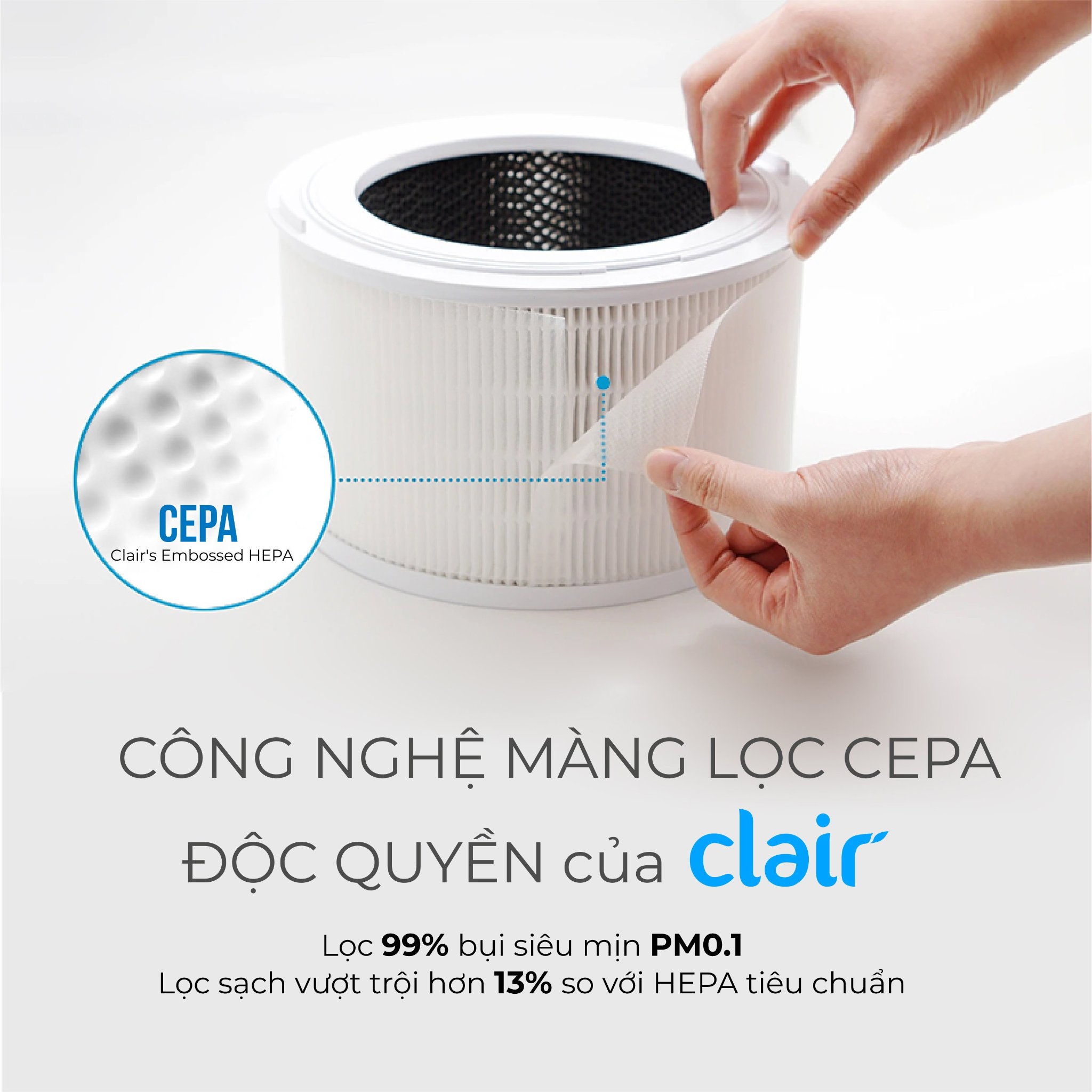 Phụ kiện Lõi lọc cho Máy lọc không khí Clair K2M24 My Clair Phụ kiện Lõi lọc cho Máy lọc không khí Clair K2M24 My Clair