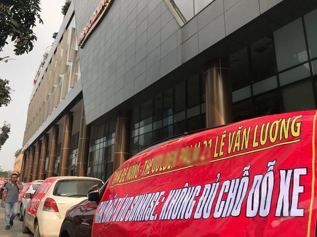 Chỗ để xe chung cư: 