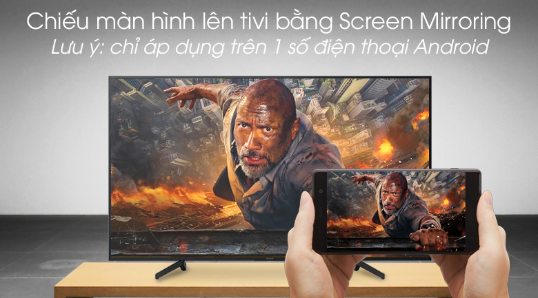 Trình chiếu màn hình điện thoại lên tivi nhờ tính năng Screen Mirroring 