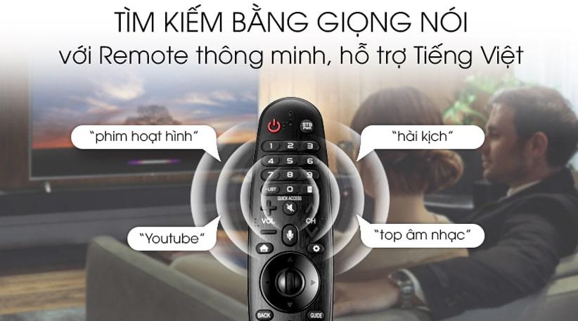 Magic Remote hỗ trợ tìm kiếm bằng giọng nói tiếng Việt