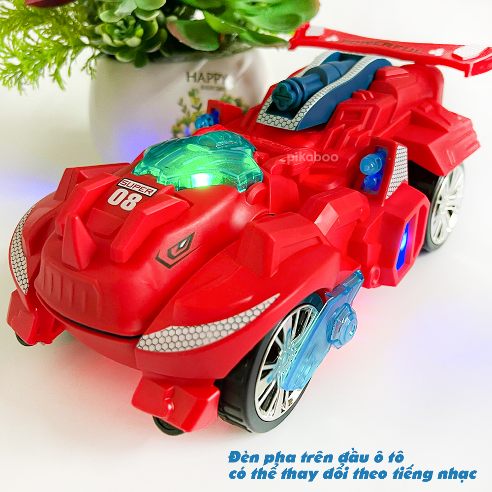 Đồ chơi ô tô biến hình khủng long