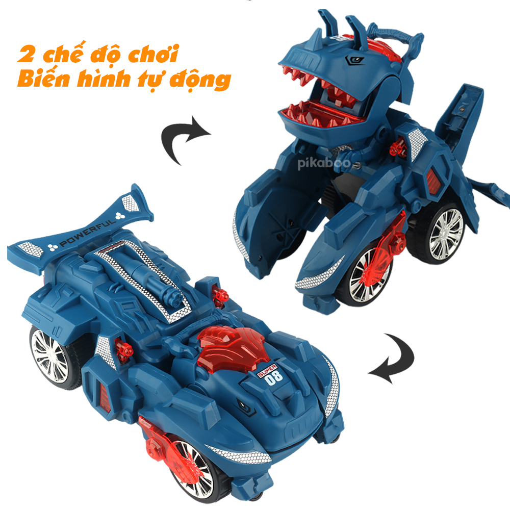 Đồ chơi ô tô biến hình khủng long