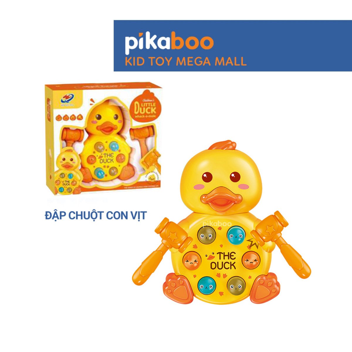 Đồ chơi đập chuột con vịt Pikaboo