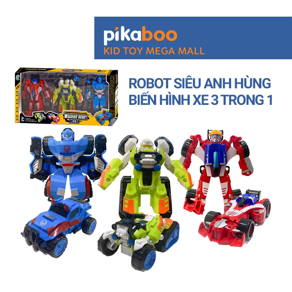 Robot biến hình Pikaboo 3 mẫu trong 1