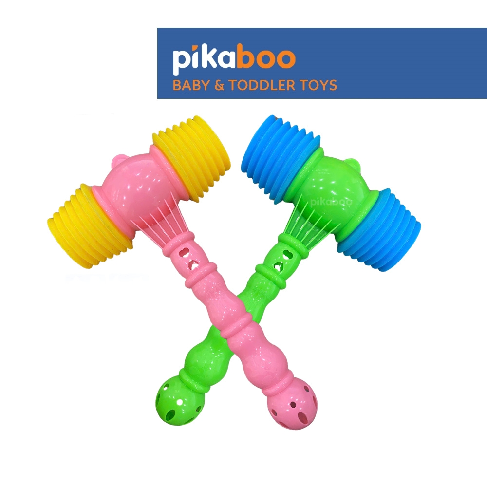 Búa nhựa hơi 2 đầu cho bé Pikaboo