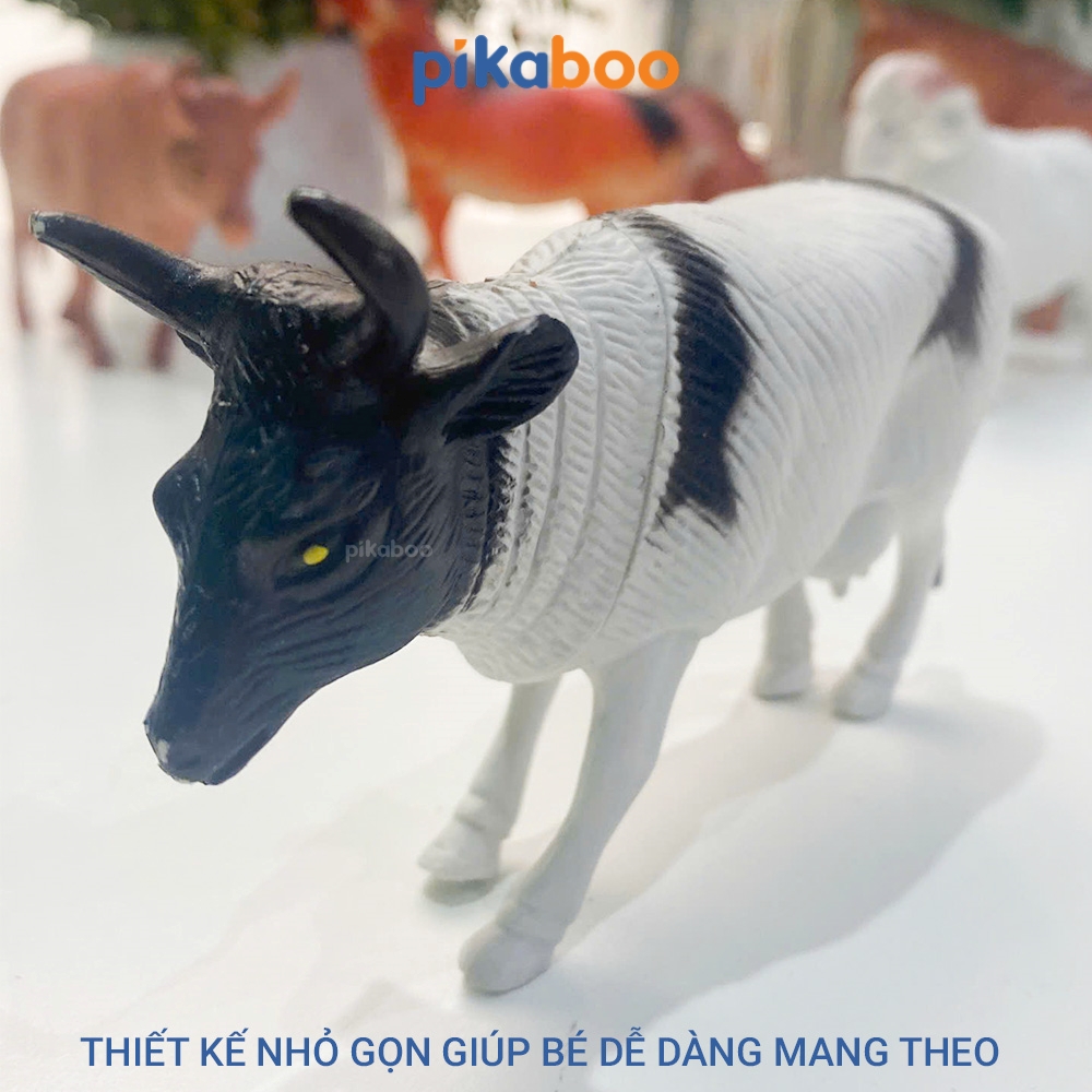 Đồ chơi con vật Pikaboo mô hình động vật cho bé