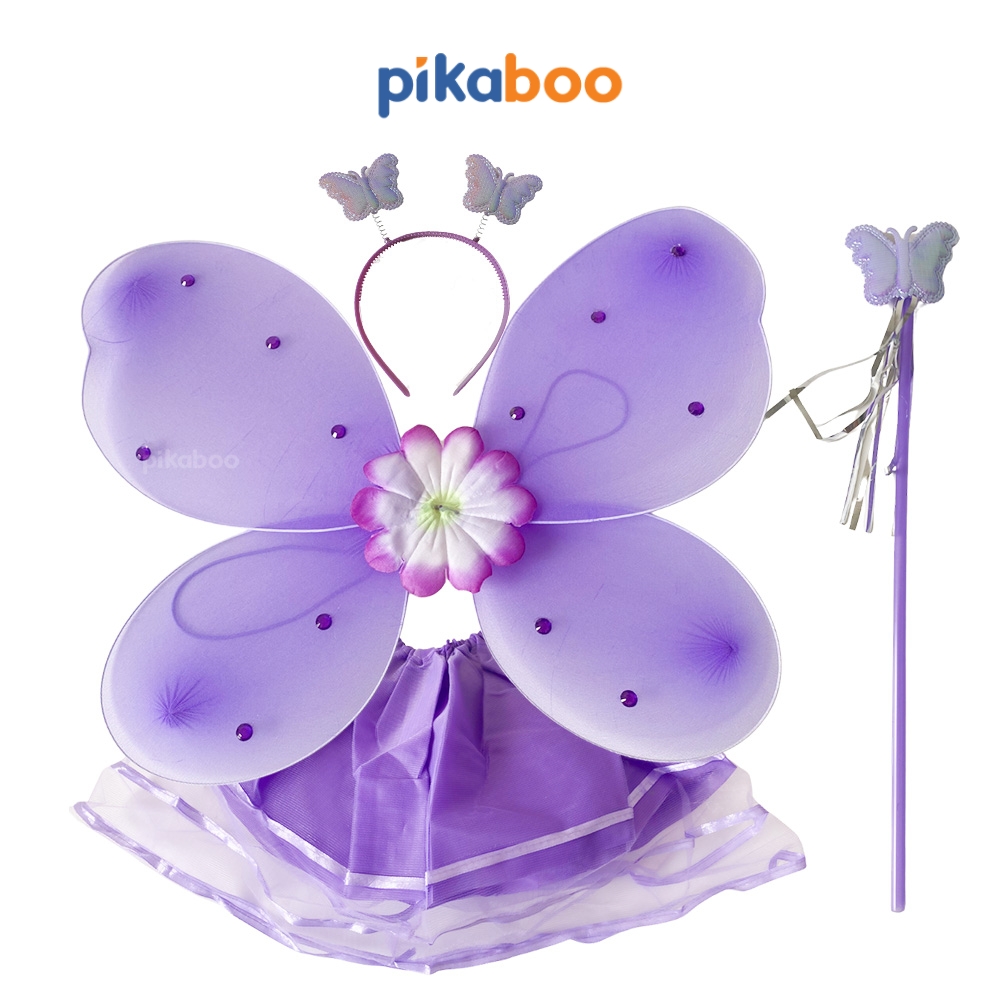 Đồ chơi trung thu cánh tiên Pikaboo xinh xắn cho bé gái chất liệu vải hoạ tiết và màu sắc sinh động