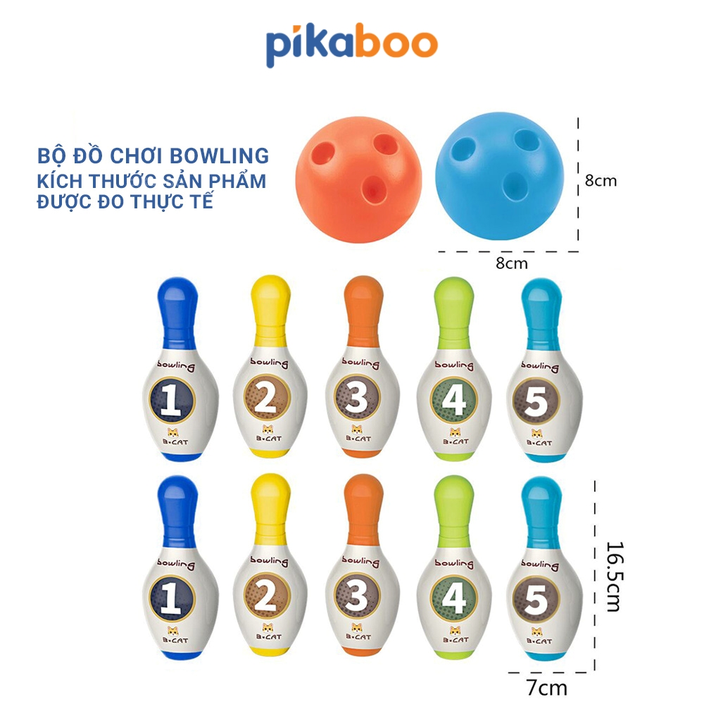 Túi bowling vui chơi thể thao cho bé Pikaboo