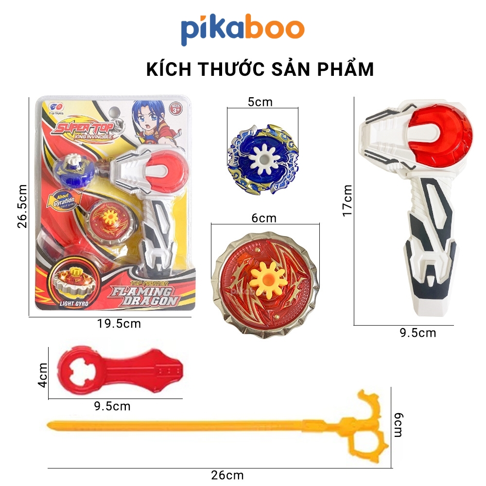 Con quay vô cực ( vỉ 2 con quay phát sáng)