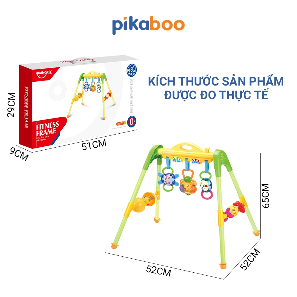 Kệ xúc xắc chữ A cao cấp Pikaboo, giúp bé phát triển đa giác quan, chất liệu nhựa cao cấp an toàn