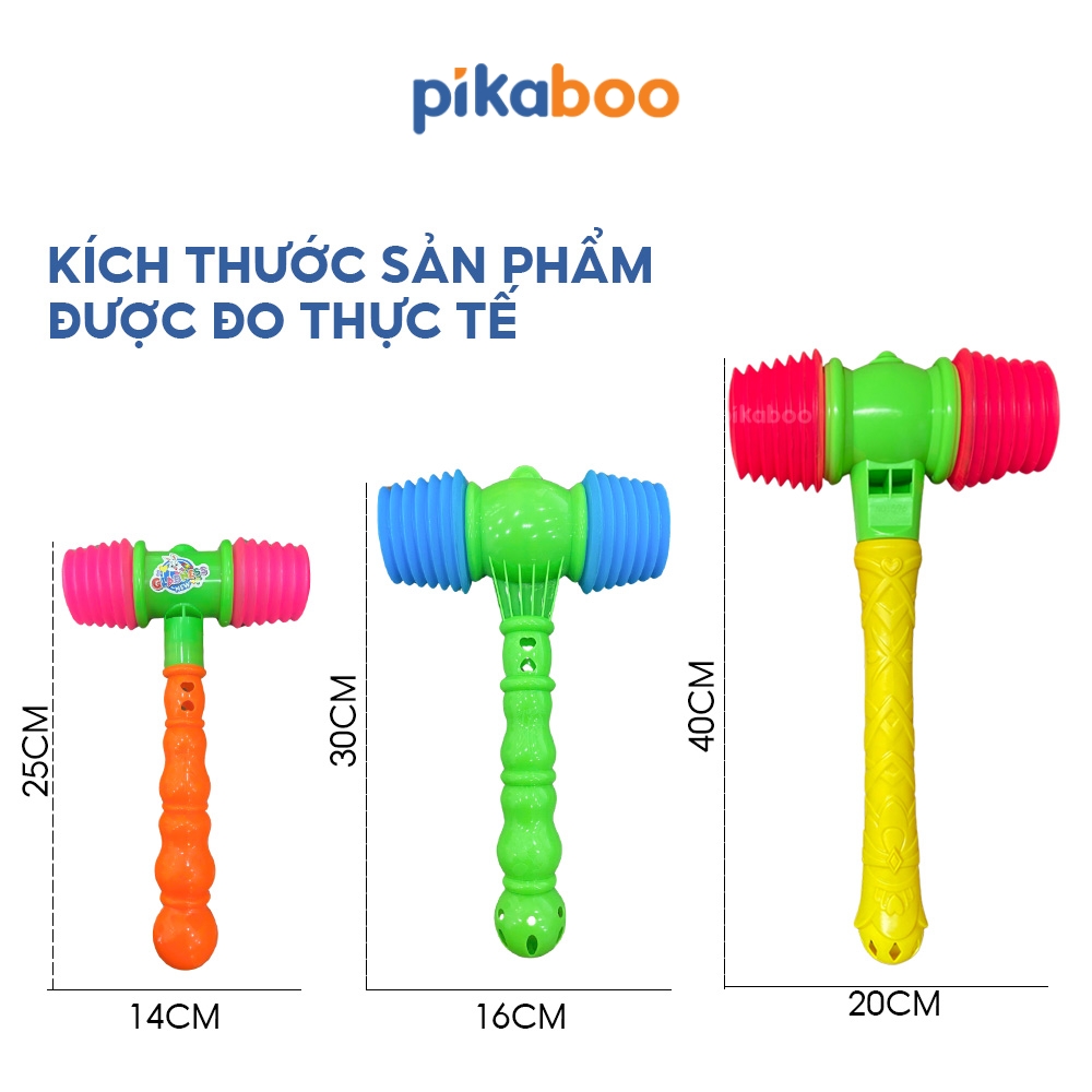 Búa nhựa hơi 2 đầu cho bé Pikaboo
