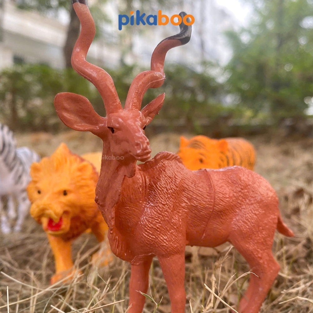 Đồ chơi con vật Pikaboo mô hình động vật cho bé