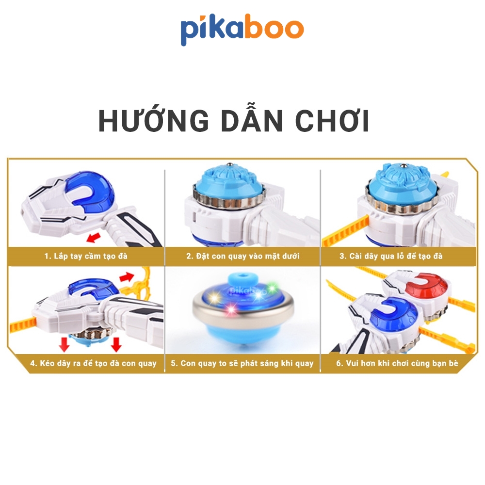 Con quay vô cực ( vỉ 2 con quay phát sáng)