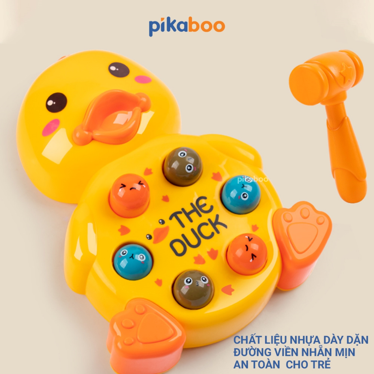 Đồ chơi đập chuột con vịt Pikaboo