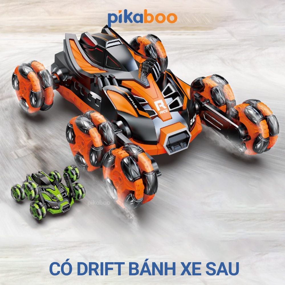 Xe ô tô địa hình 6 bánh điều khiển từ xa Pikaboo