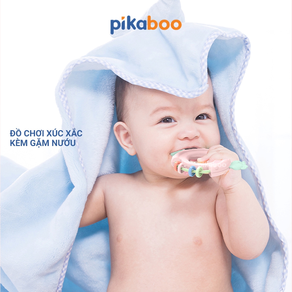 Đồ chơi lật đật Pikaboo kết hợp 3 in 1 và âm thanh vui nhộn, chất liệu an toàn cho bé